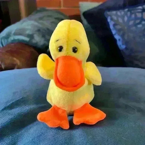 Ty Beanie Baby Quackers - Picture 1 of 4